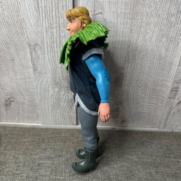 Disney Frozen Kristoff Poseable Figurine Doll w/ Removable Boots & Cloak 2012 - Picture 4 of 7